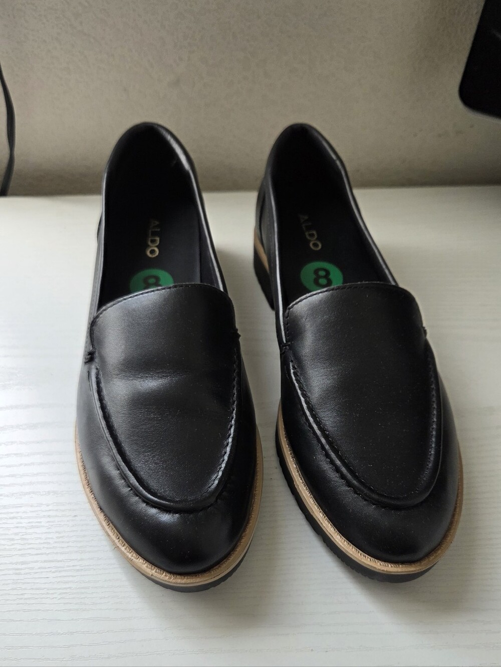 NWT ALDO Women's Rheildanflex Black Slip On Loafers - Size 8
